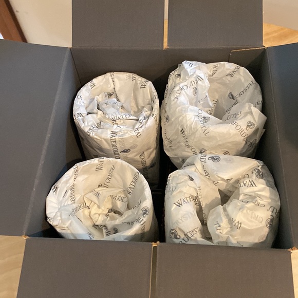 Set of 4 Waterford Crystal lismore nouveau goblets - Picture 4 of 7